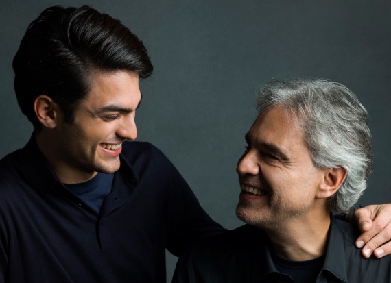 Andrea Bocelli and Matteo Bocelli